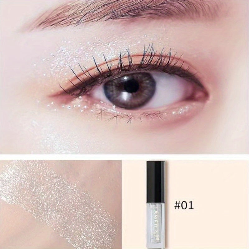 Metallic Shimmer Liquid Eyeshadow Waterproof Highlighting Eyeshadow