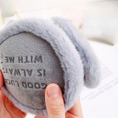 Men's Plush Winter Ear Warmers Thick Fleece Ear Muffs with Soft Fluffy Lining