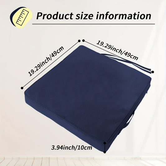 Waterproof Outdoor Furniture Seat Cushion 49x49x10 cm