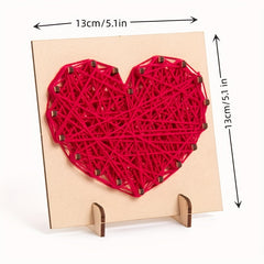 DIY Wooden Woven Toy Gift Creative Painting Material Package