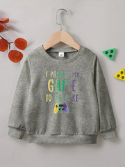 Gradient Letter I Boys Sweatshirt