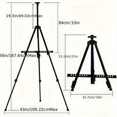 Portable Metal Easel for Sketching Students