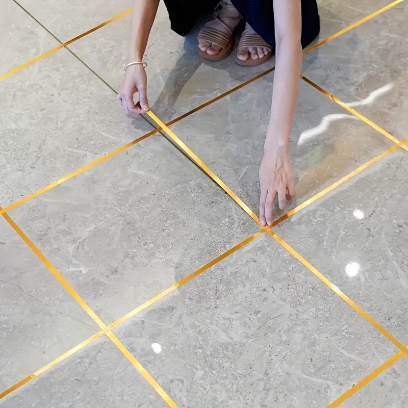 Golden Seam Self Adhesive Floor Tile Gap Sealing Strip