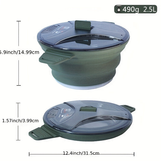 Portable Collapsible Camping Cooking Pot Lightweight Cookware