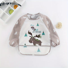 Baby Smock Long sleeved Waterproof Bib