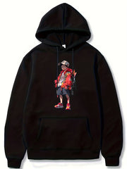 Anime Boy Hoodie Men's Pullover Winter Top