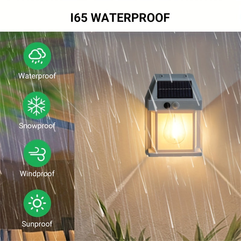 LED Solar Wall Light Outdoor Motion Sensor Waterproof Solar Garden Light