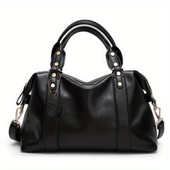 Soft Leather Tote Bag Large Capacity Shoulder Crossbody Bag