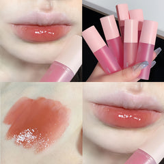 6 Colors Lipstick and Lip Gloss Set Pink Love Lip Glaze
