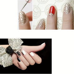 900pcs Rhinestone Stickers 15 Colors DIY Face Nail Makeup 3mm 4mm