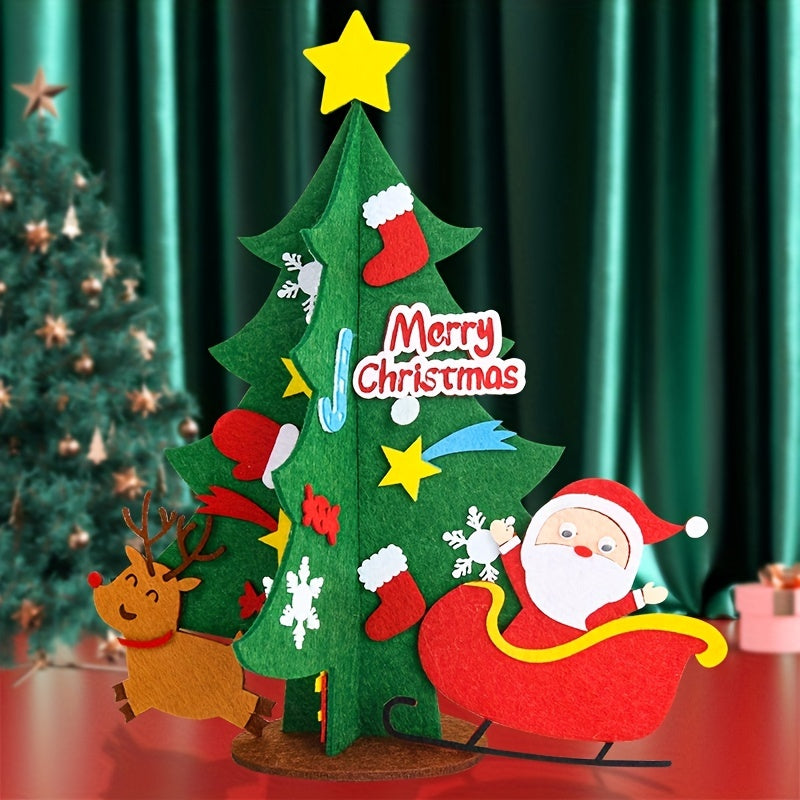 DIY Desktop Christmas Tree Material Package Ornaments Decorations