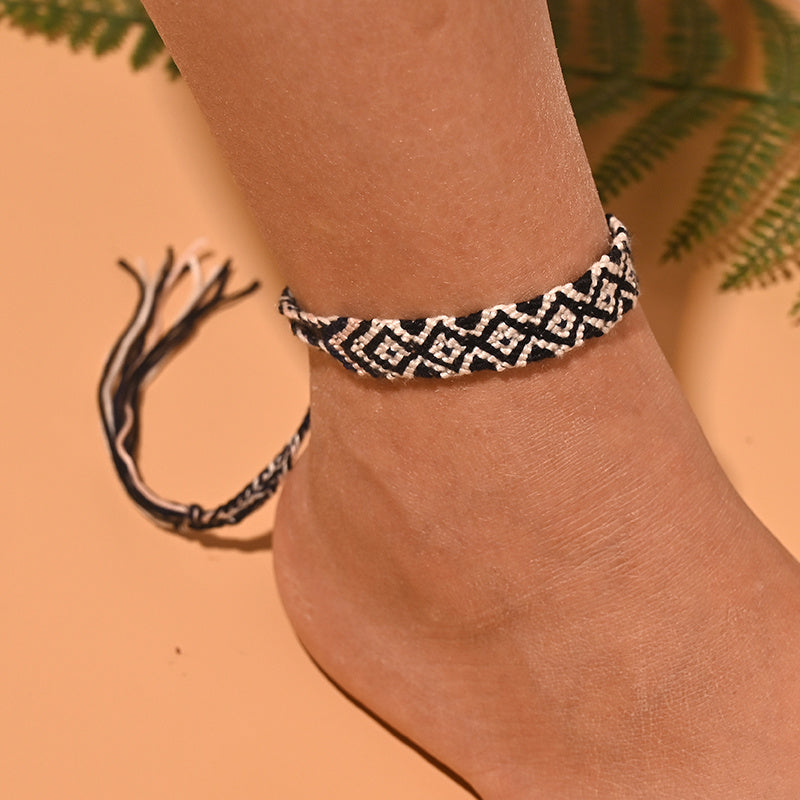 Colorful Bohemian Anklet for Women - Summer Foot Chain