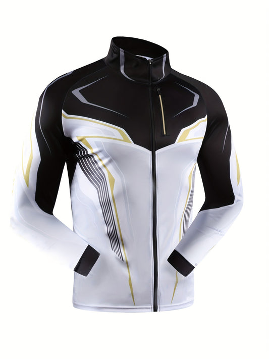 Men's UPF 50 Sun Protection Jacket Long Sleeve SPF Quick Dry