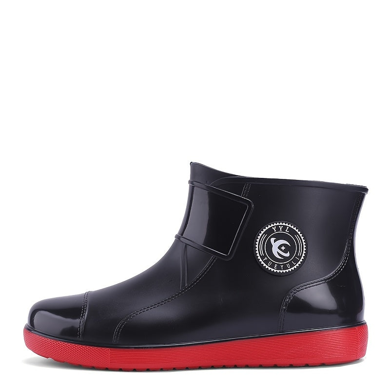Waterproof High Top Rain Boots Anti slip Ankle Boots