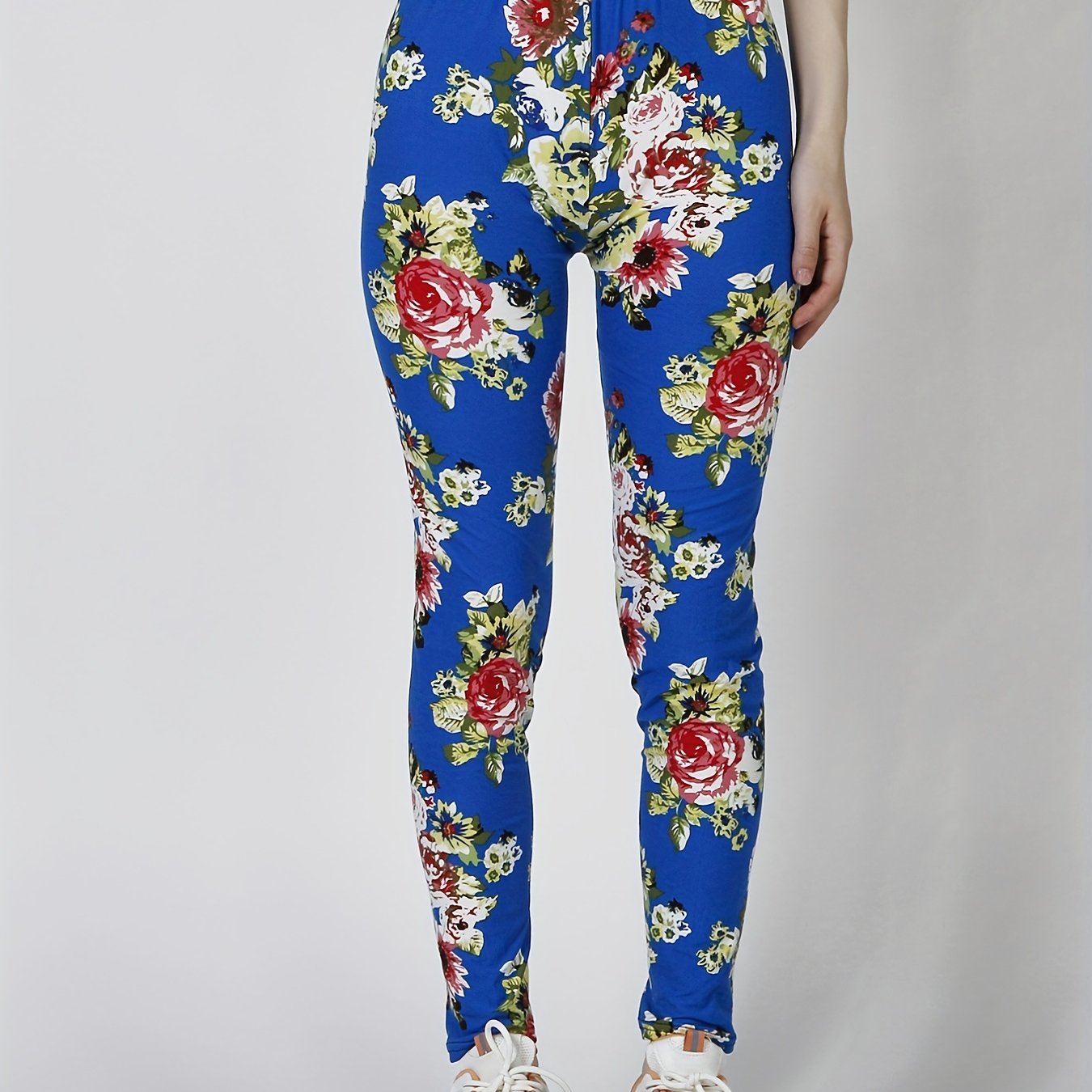 Floral Print High Waist Yoga Leggings