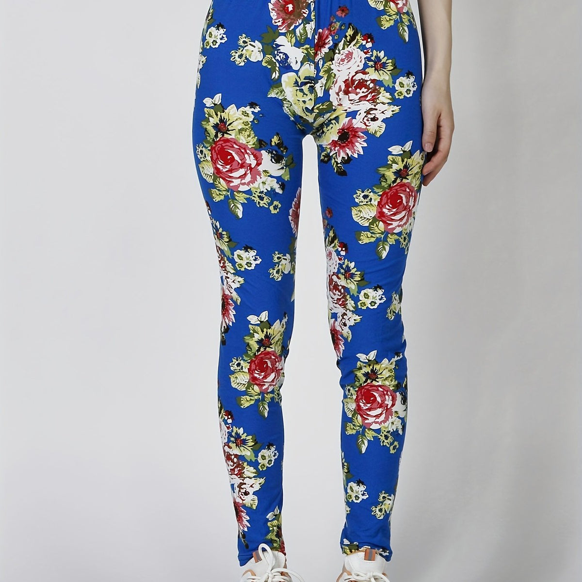 Floral Print High Waist Yoga Leggings