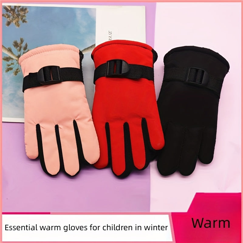 Kids' Skiing Coldproof Gloves Winter Waterproof & Windproof Gloves
