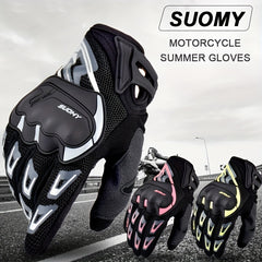 Summer Mesh Motorcycle Gloves Touch Screen & Motocross Compatible