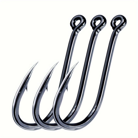 100pcs 3 12 Barbed Fishing Hook Carbon Steel Sharp Hooks Fishing Accessories