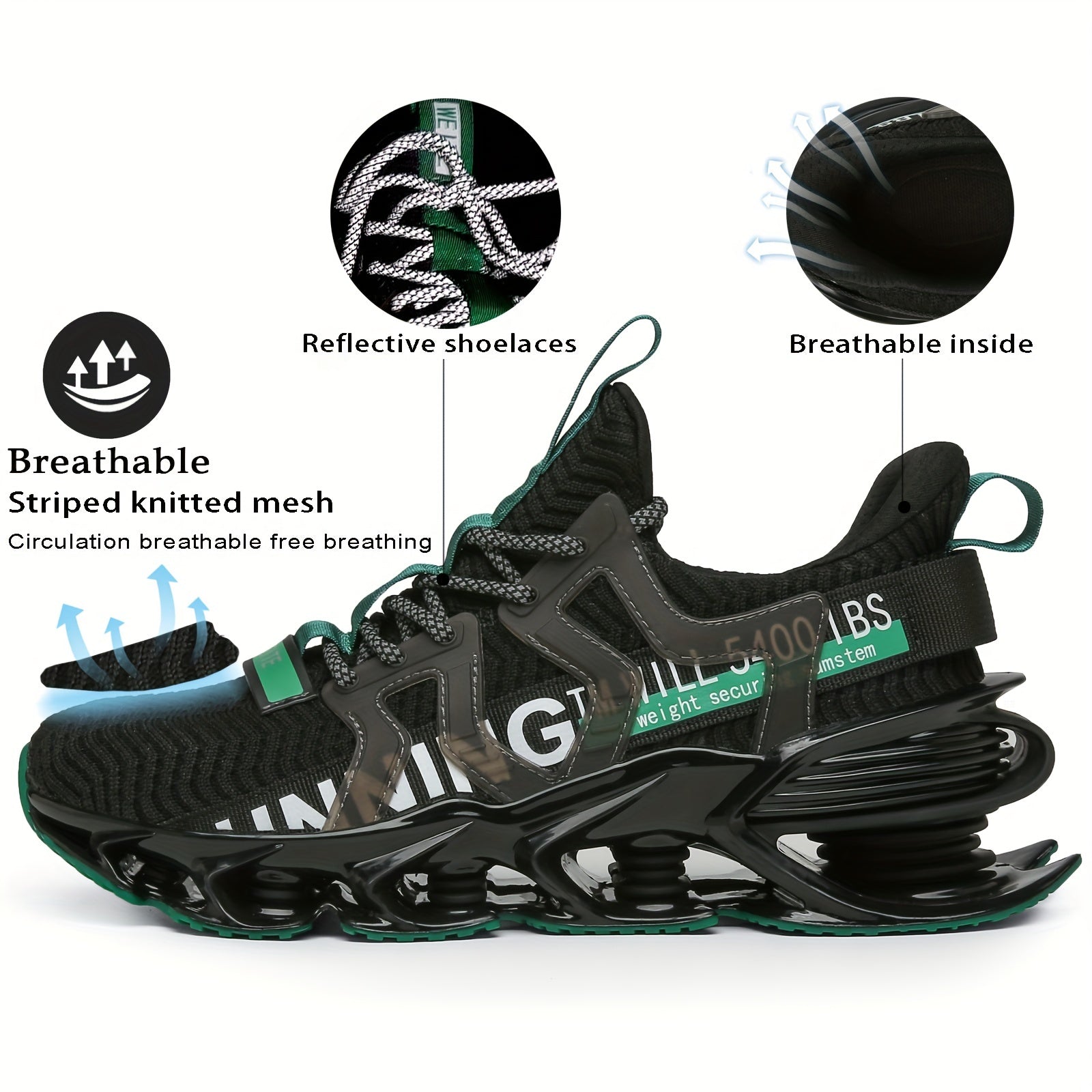 Men's Blade Sneakers for Jogging Tennis Gym