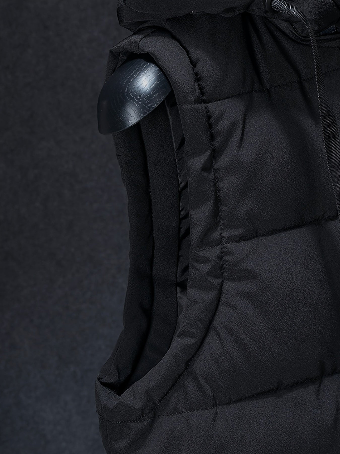 Men Sleeveless Down Thermal Hooded Vests Jackets Winter Waistcoat