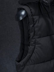 Men Sleeveless Down Thermal Hooded Vests Jackets Winter Waistcoat
