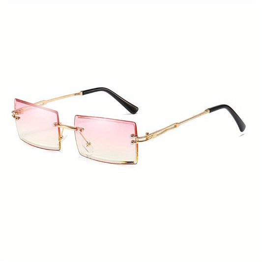Rimless Sunglasses Gradient Glasses UV400