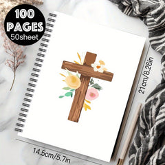 Bible Themed Spiral Coil Notebook - 1pc