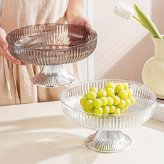 Transparent Fruit Bowl Serving Tray for Home Decor Wedding