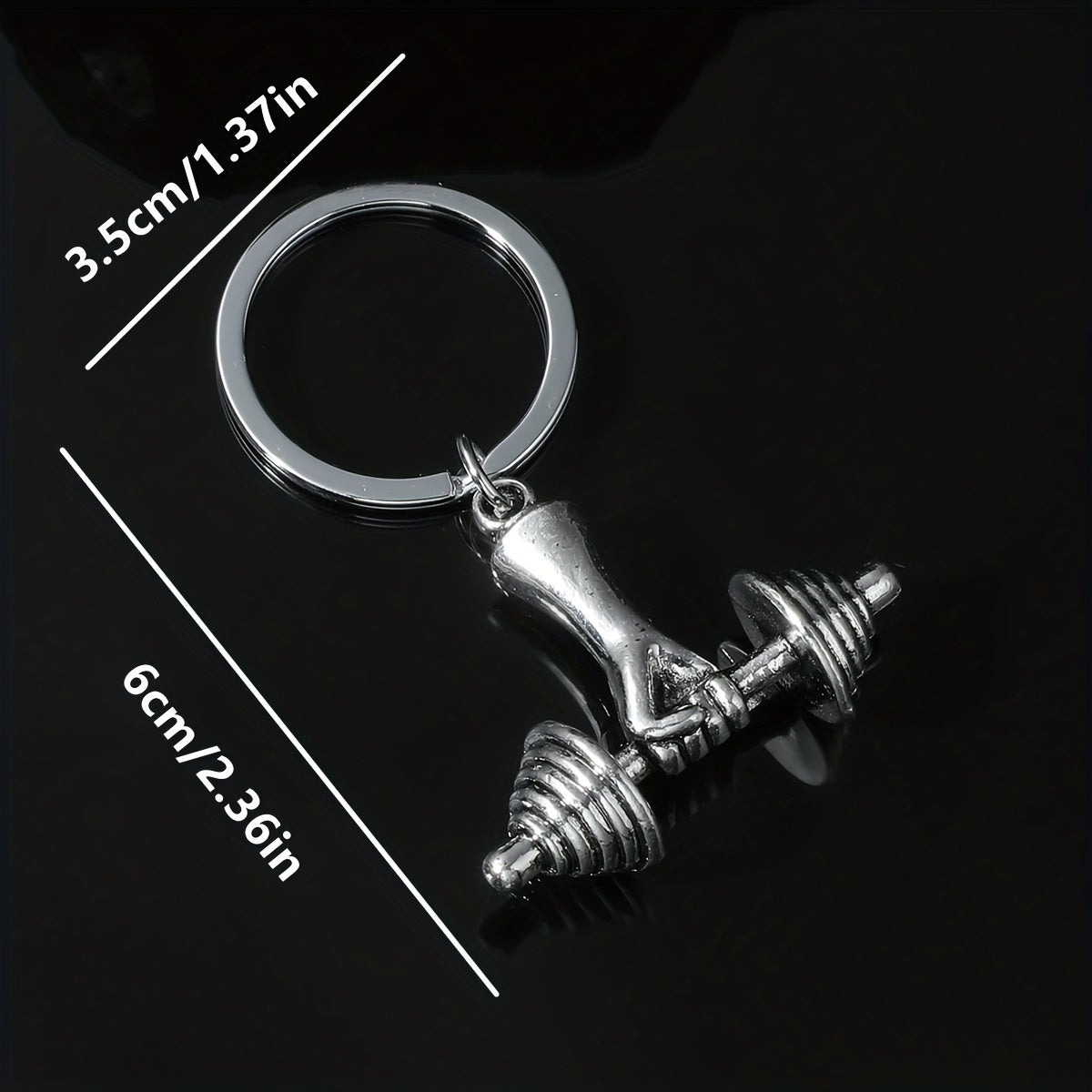 Alloy Power Arm Lifting Key Chain - Small Gift For Kids