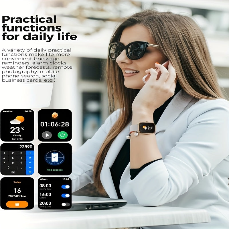 Sports Smartwatch 1.83'' Full Touch Screen Display w/ Message Answer