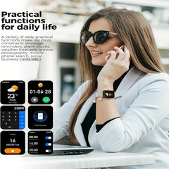 Sports Smartwatch 1.83'' Full Touch Screen Display w/ Message Answer