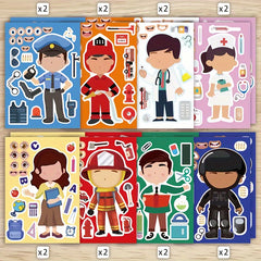 24pcs Facial Expression Stickers - Great Birthday Gift