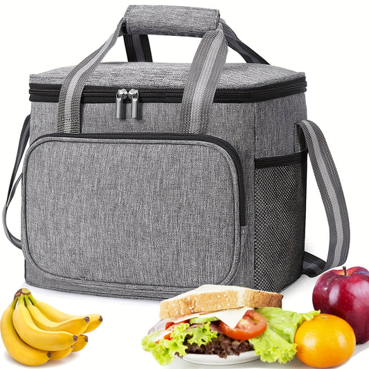 Large Insulated Lunch Bag for Office School Picnic Beach