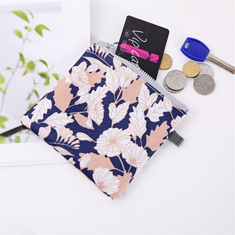 Portable Sanitary Napkin Bag Dustproof Storage With Zipper