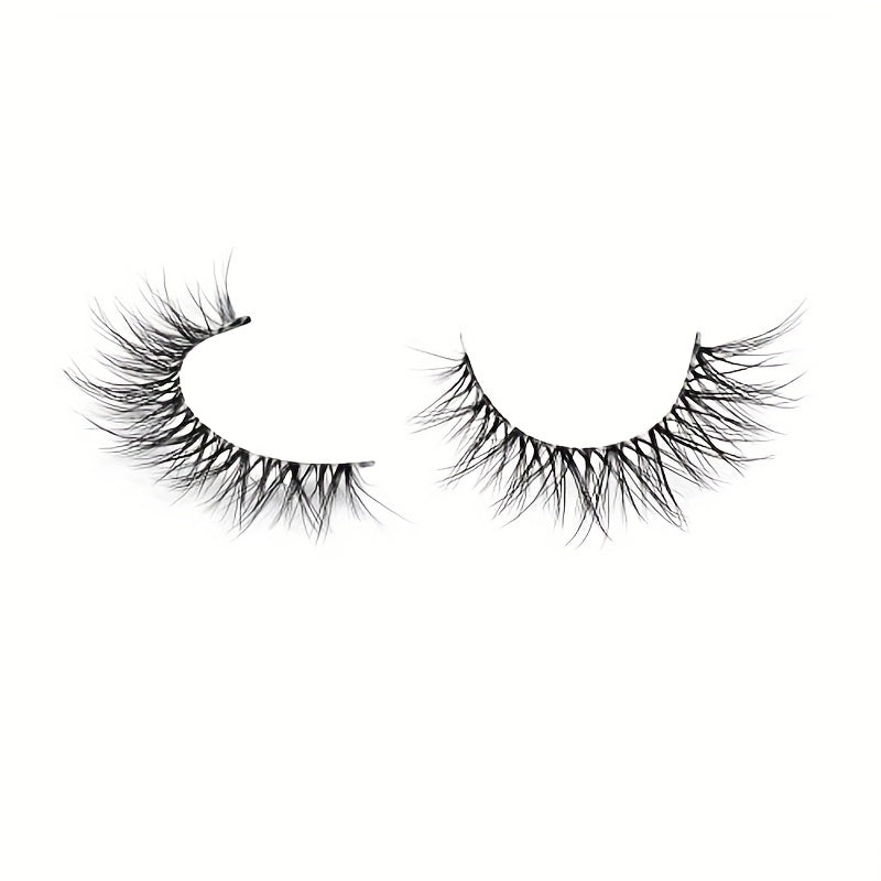 Natural Look Fox Eyelashes 3D Faux Mink Eyelashes 7 Pairs