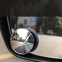 2pcs Car Rearview Mirror Small Round 360 degree Adjustable Blind Spot Mirror