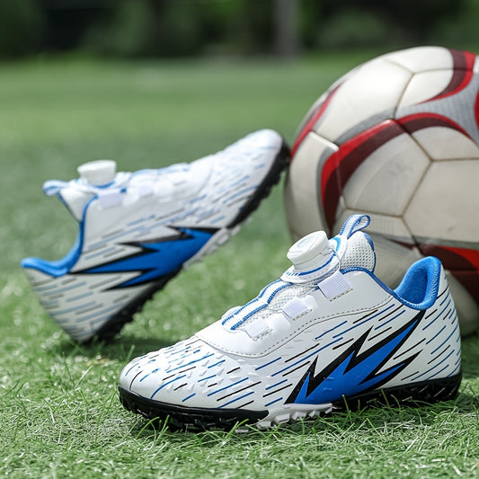 Boy's Turf Football Boots With Rotating Buckle