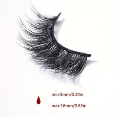 10 Pairs Fluffy Wispy Curly Eyelashes 5 16mm Natural Volume False Lashes