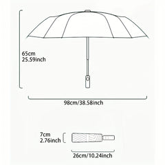Floral Princess Girls Women's UV Protection Compact Umbrella