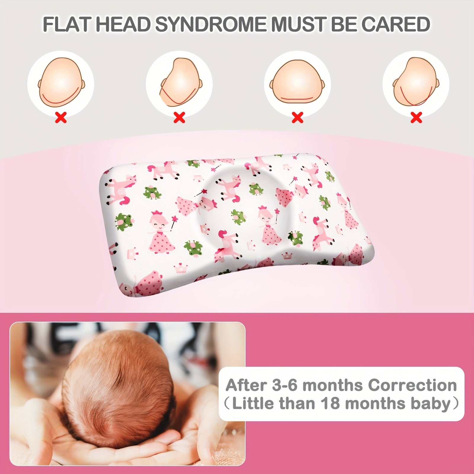 Baby Cartoon Pillow Memory Foam For Various Sleeping Positions