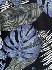 Women's Plus Tropical Leaf Print Trousers