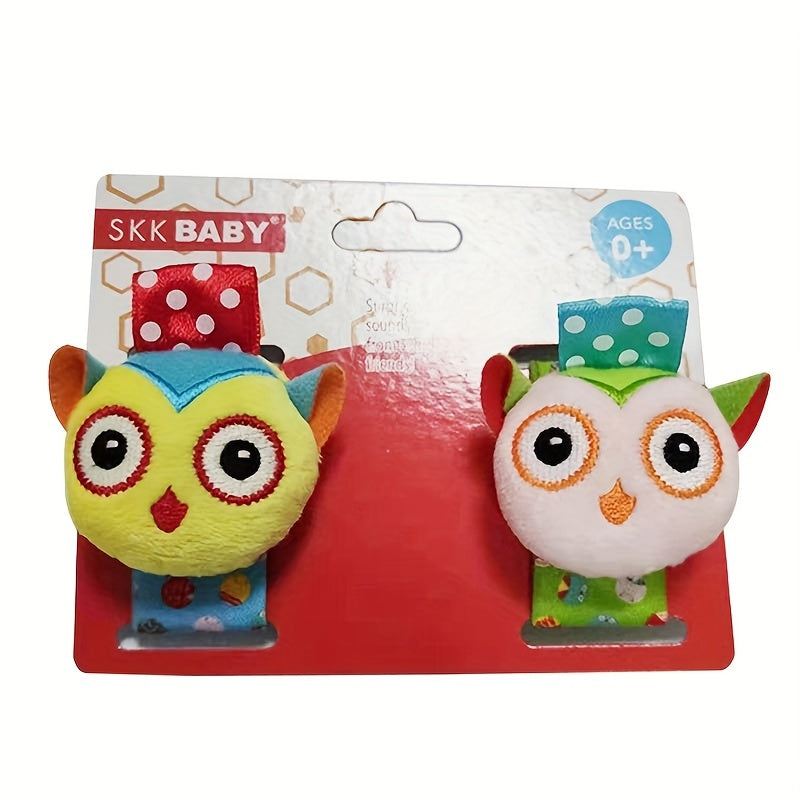 Baby Owl Watch With Wrist Bell Toy