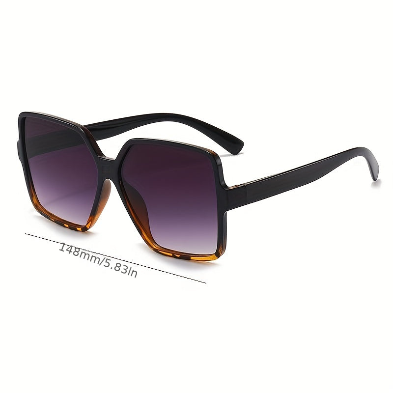 Large Square Sunglasses Gradient Glasses UV400