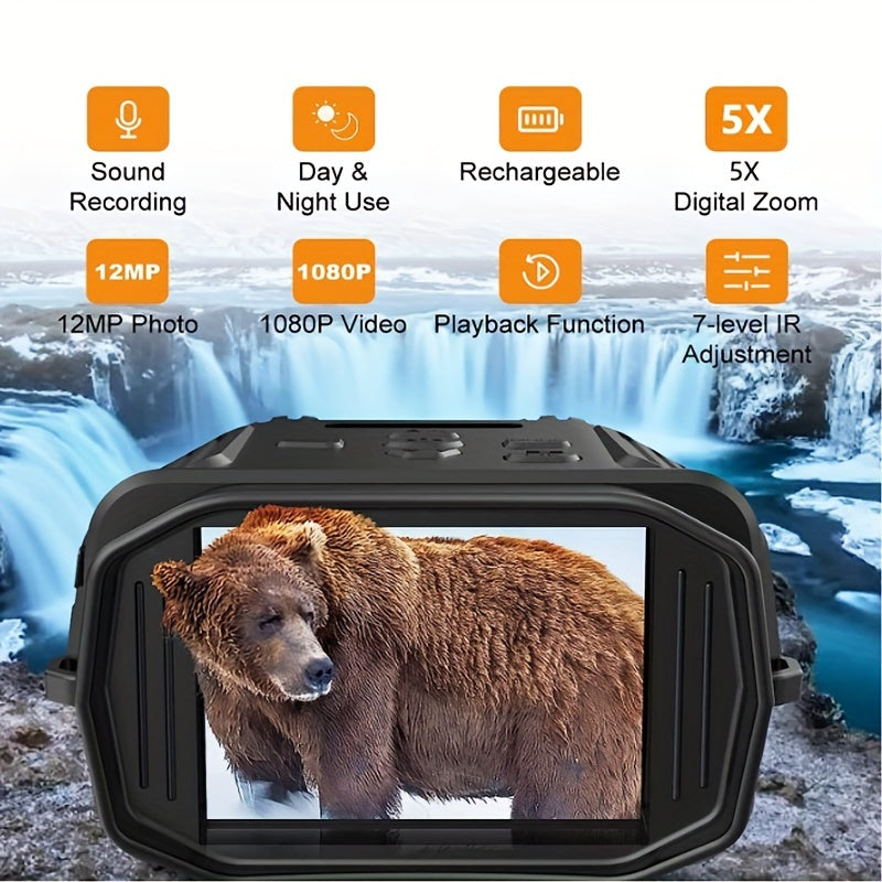 1080P Night Vision Goggles 5x Optical Zoom