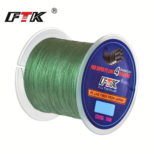 114M 4 Strands Braided Fishing Line Durable Fishing Gear