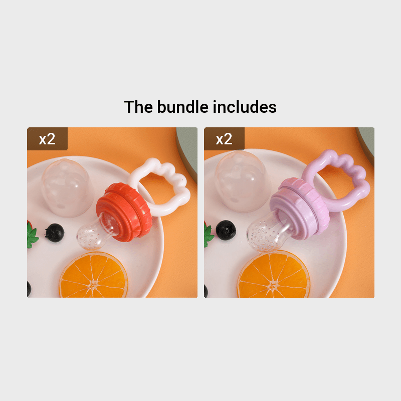 Baby Silicone Mesh Bag for Fruit & Vegetable Eating, Cat Claw Shape Pacifier