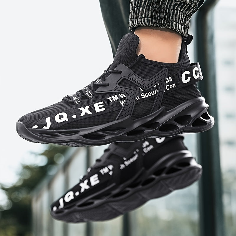 Men's Mesh Breathable Non Slip Running Shoes Blade Type Shoes