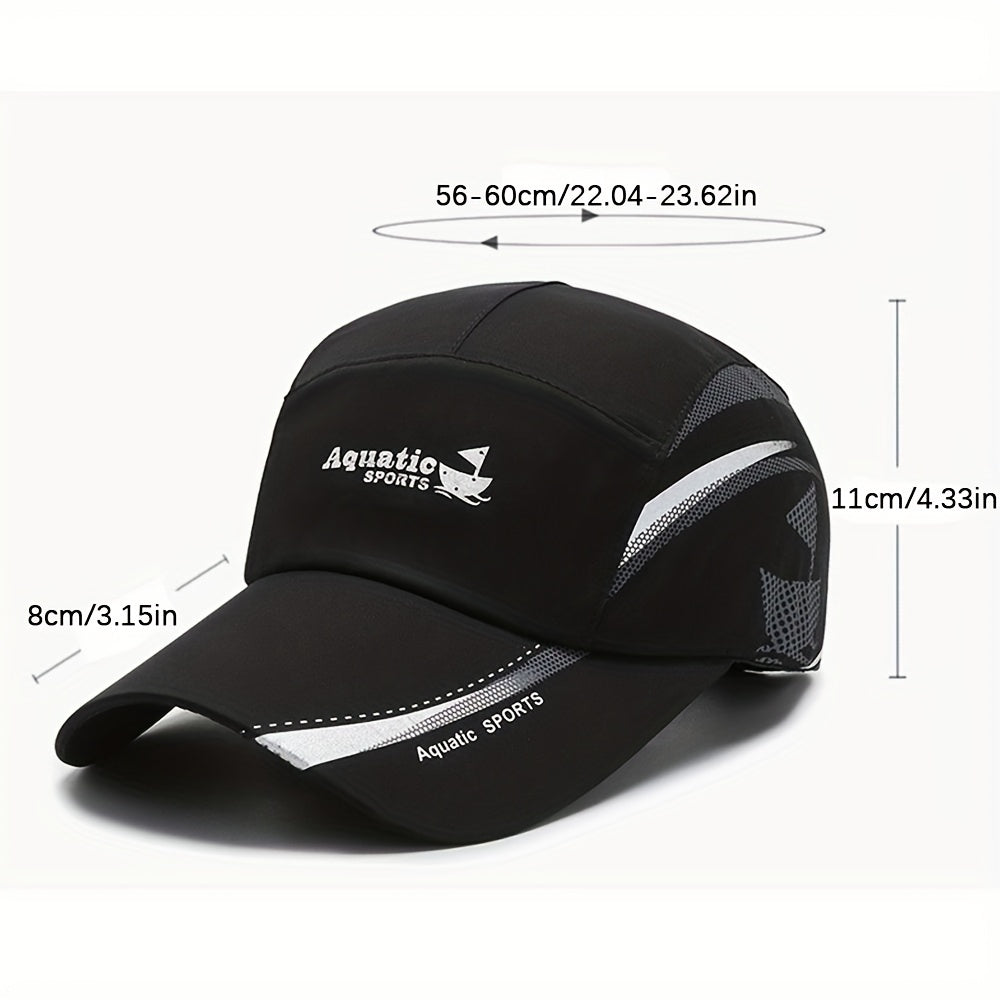 Quick Dry Waterproof Baseball Cap Outdoor Sports Fishing Adjustable