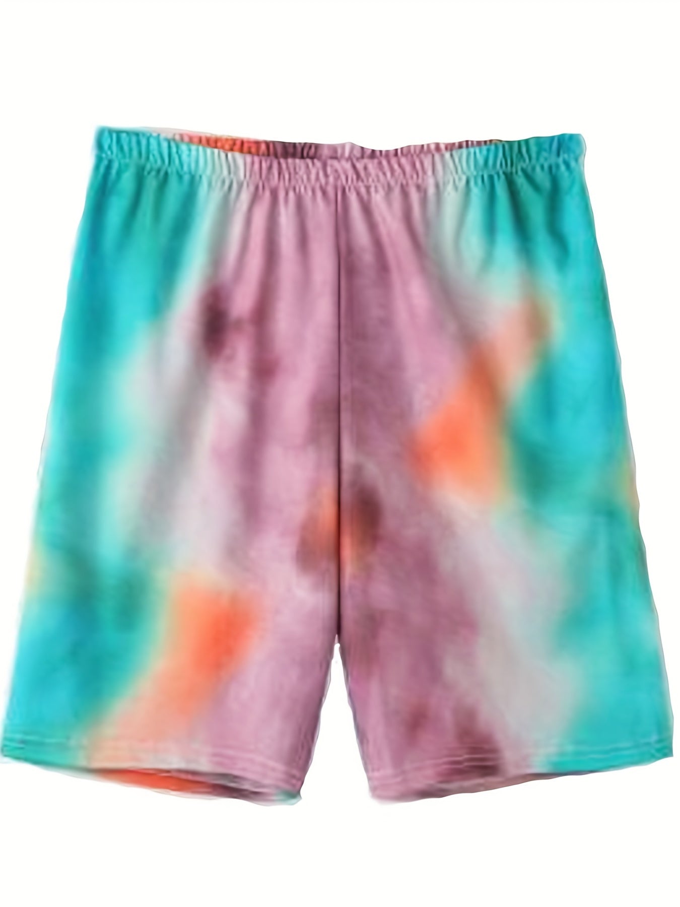  Tie Dye Top & Shorts Set Women's 2 Piece Outfit